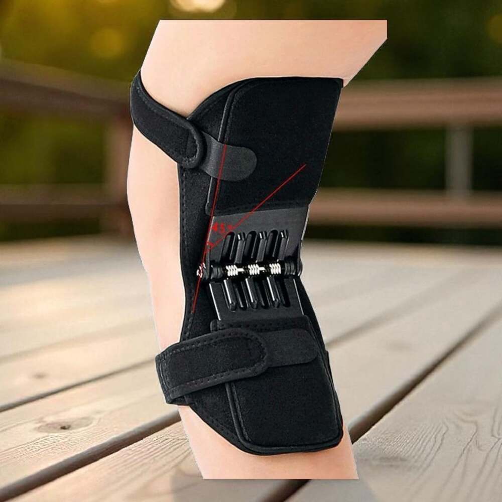 Power Lift Joint Support Knee Brace Pad Rebound Spring Force Leg Band Booster